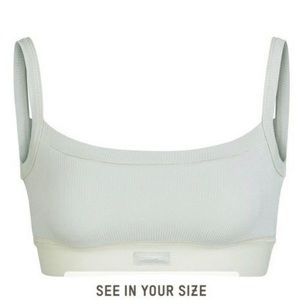 Skims soft lounge bralette color Talc